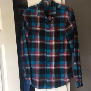 Flannel : blue, black, red, white